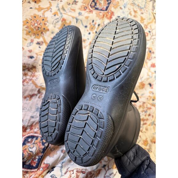 Crocs Freesail Shorty Rain Boot Black Size Women’s 10 - Picture 6 of 6